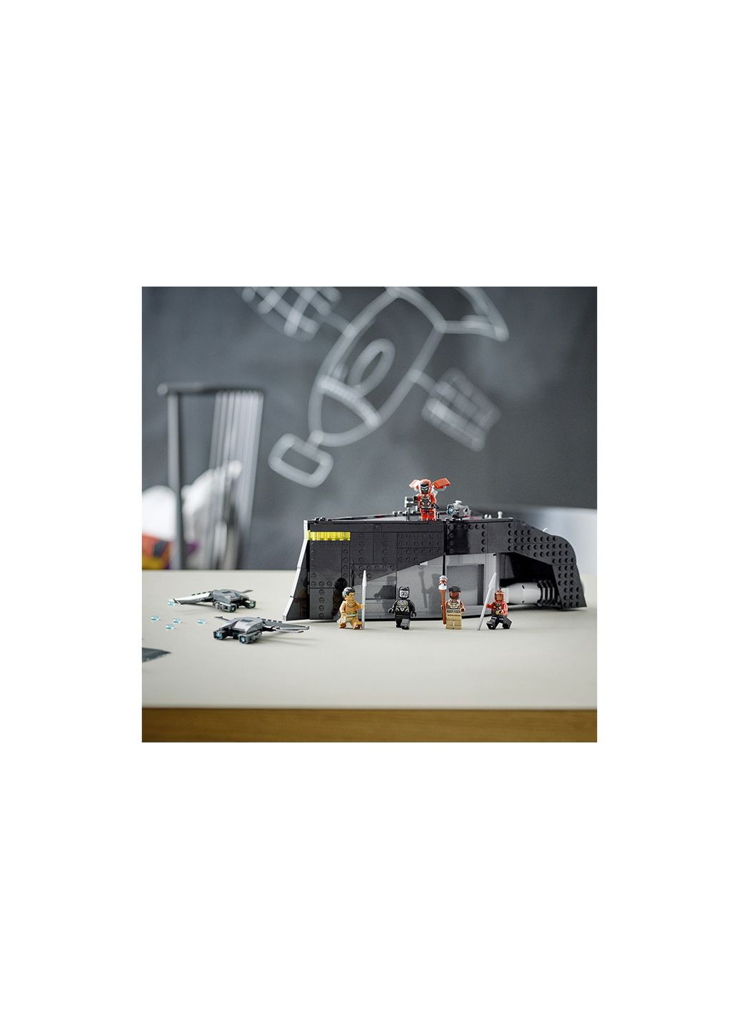 Super Heroes Marvel Чорна Пантера: війна на воді 545 деталей (76214) Lego (304055578)