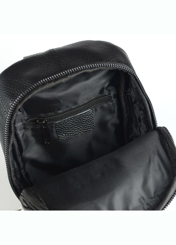 Чоловіча шкіряна сумка нагрудна слінг на одне плече з натуральної шкіри No Brand (305833993)