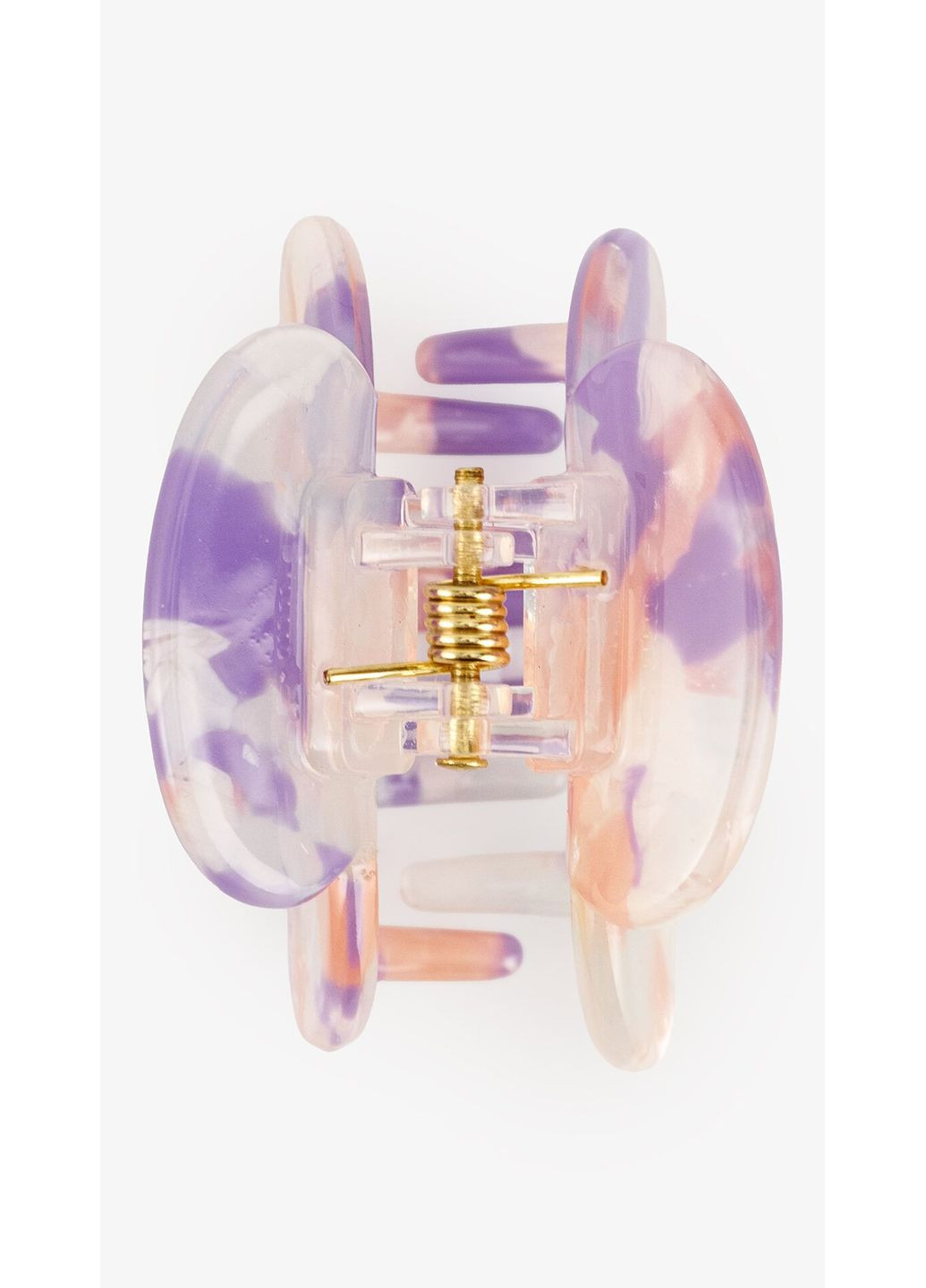 Заколка-краб для девочки 3693-11 Бело-сиреневый shop (2000999255311) Polin (366425985)