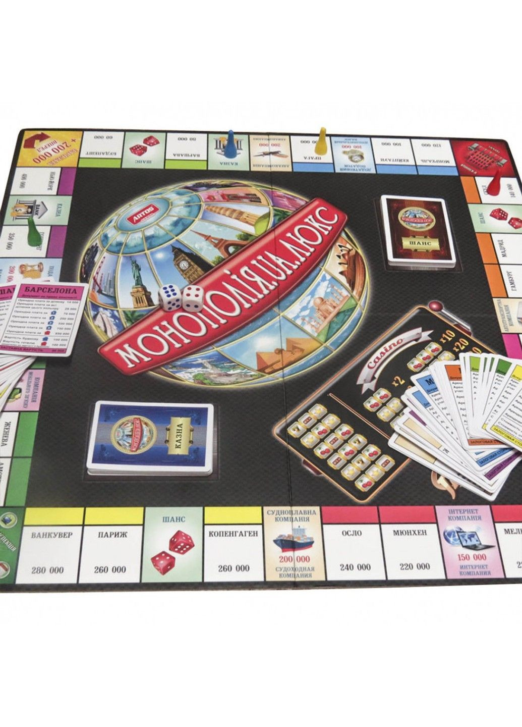 Детская настольная игра "Монополия люкс" 0260 от 8 лет Artos Games (331296034)