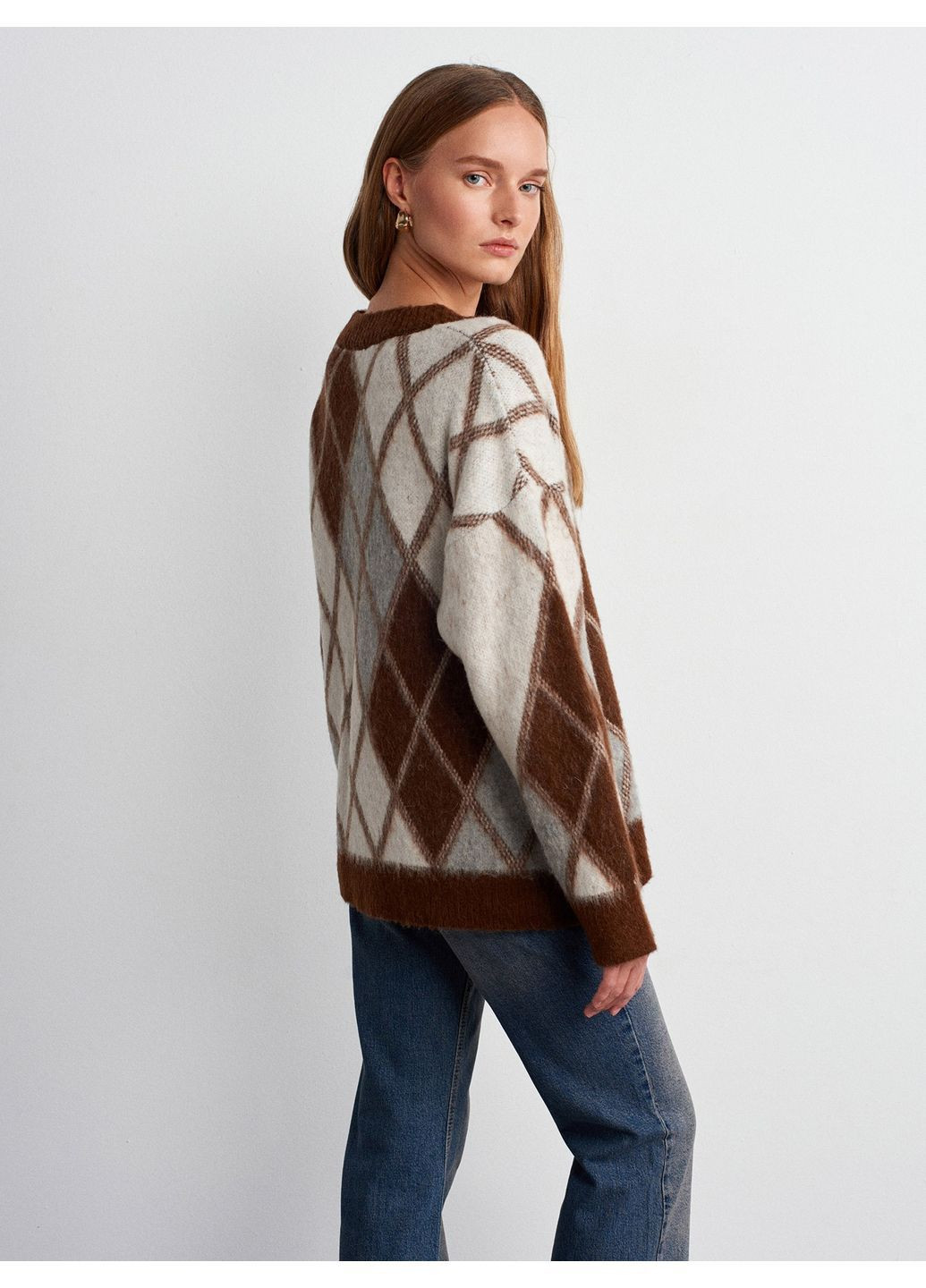 Коричневый кардиган Dilvin