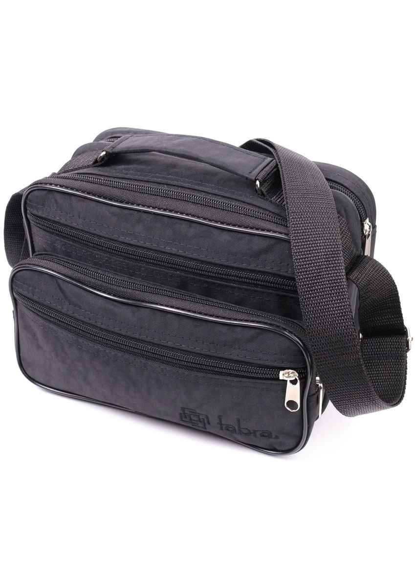Сумка мужская через плечо из качественного полиэстера 22577 Черный FABRA (302009259)