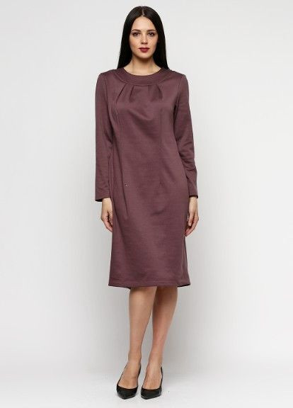 Бузкова кежуал трикотажне плаття з довгим рукавом 2 Льва