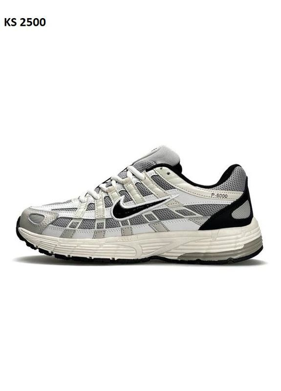Серые демисезонные кроссовки мужские nike p-6000 gray найк п-6000 No Brand