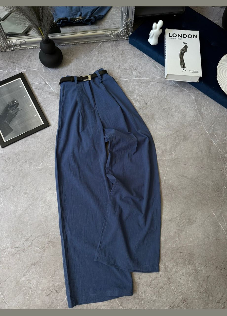 Стильные брюки палаццо, из легкой летней ткани Adelante (335813554)