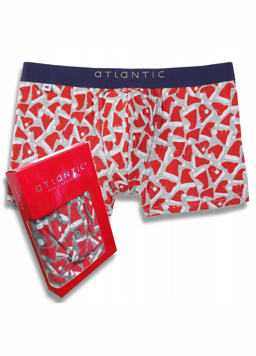 Чоловічі новорічні шорти боксери Atlantic (314901967)