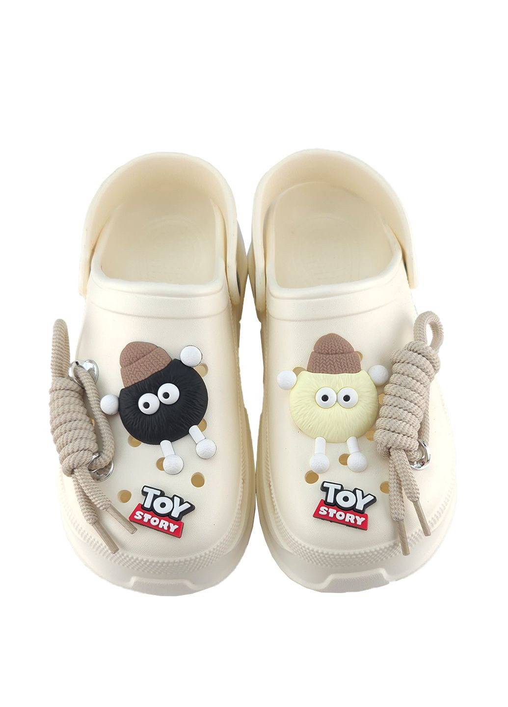 Кроксы женские с джибитсами No Brand (340917036)