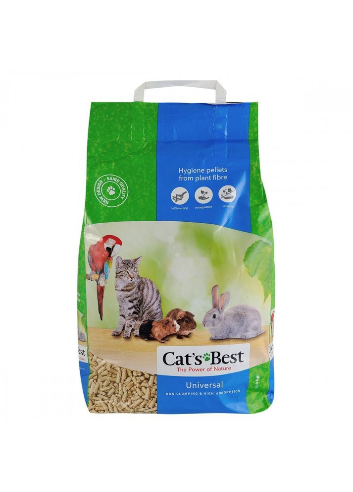 Наполнитель Cat’s Best Universal для домашних животных, деревянный, 7 л/4 кг Rettenmaier (362701883)