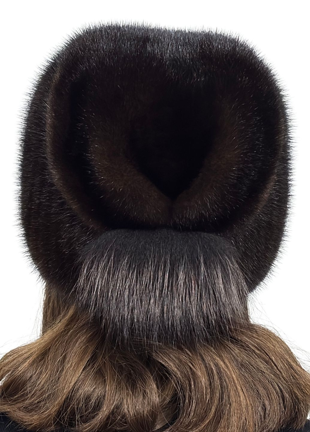 Женская вязаная меховая норковая шапка Меховой Стиль Мия (275999563)