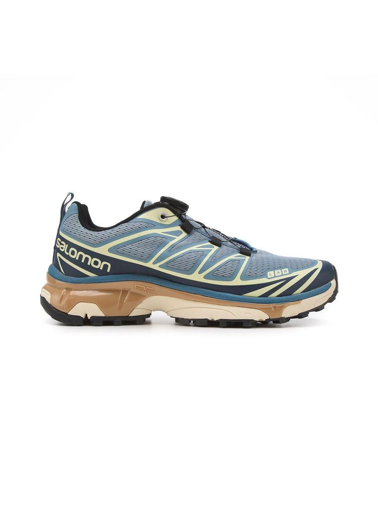 Бежевые демисезонные кроссовки мужские salomon xt-6 lab boa beige blue саломон xt-6 No Brand