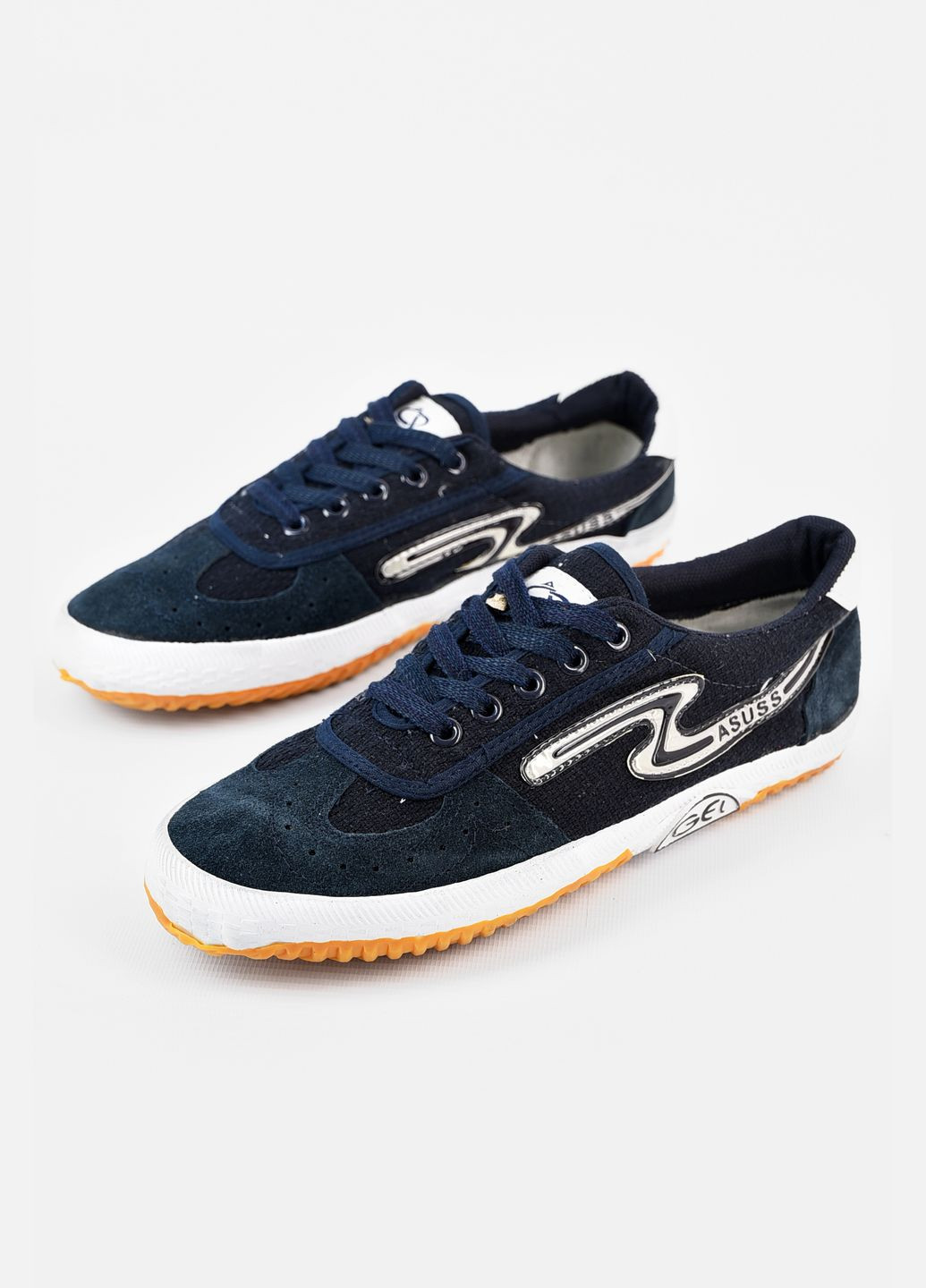 Темно-синие кеды мужские темно-синего цвета Let's Shop