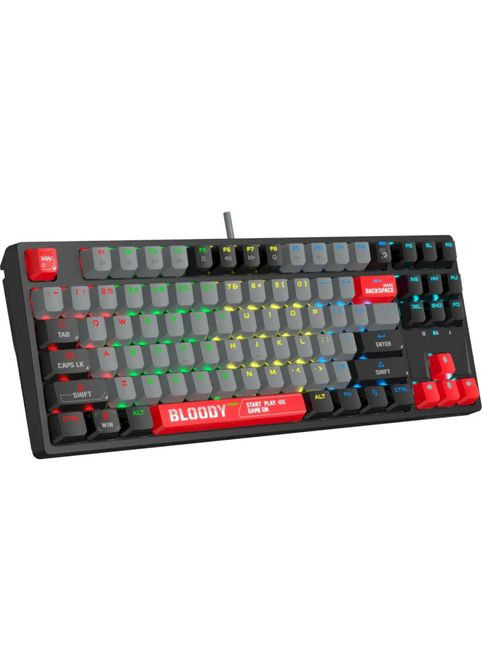 Клавіатура дротова Bloody S87 Energy Red A4Tech (339085300)
