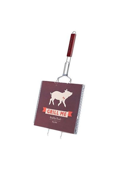 Подвійні хромовані грати BQ - 024 39*32 см 4823082701308 Grill Me (323231125)