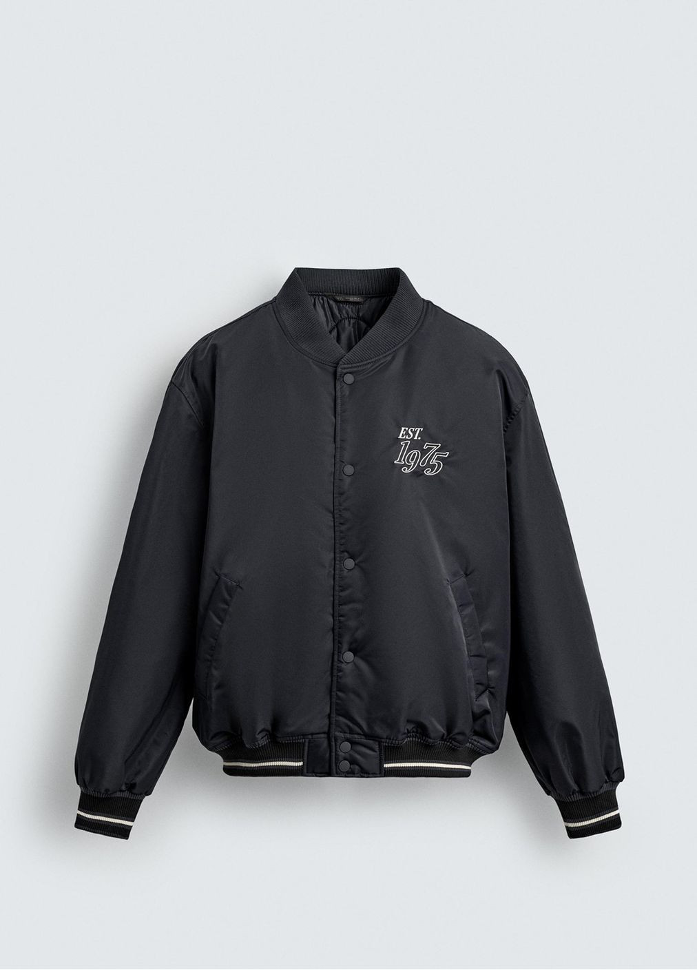 Темно-синяя демисезонная куртка Zara