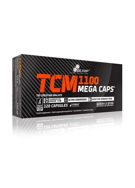 Креатин малат TCM Mega Caps 1100, Olimp, 120 капсул Olimp Sport Nutrition (380042388)