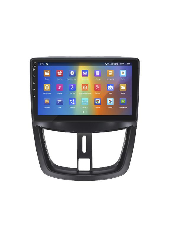 Штатна магнітола 9" для Peugeot 207 I 2006-2009 4/64 Gb CarPlay 4G Wi-Fi GPS Prime IPS 8 ядер Пежо 7 шт. Lesko (336193373)