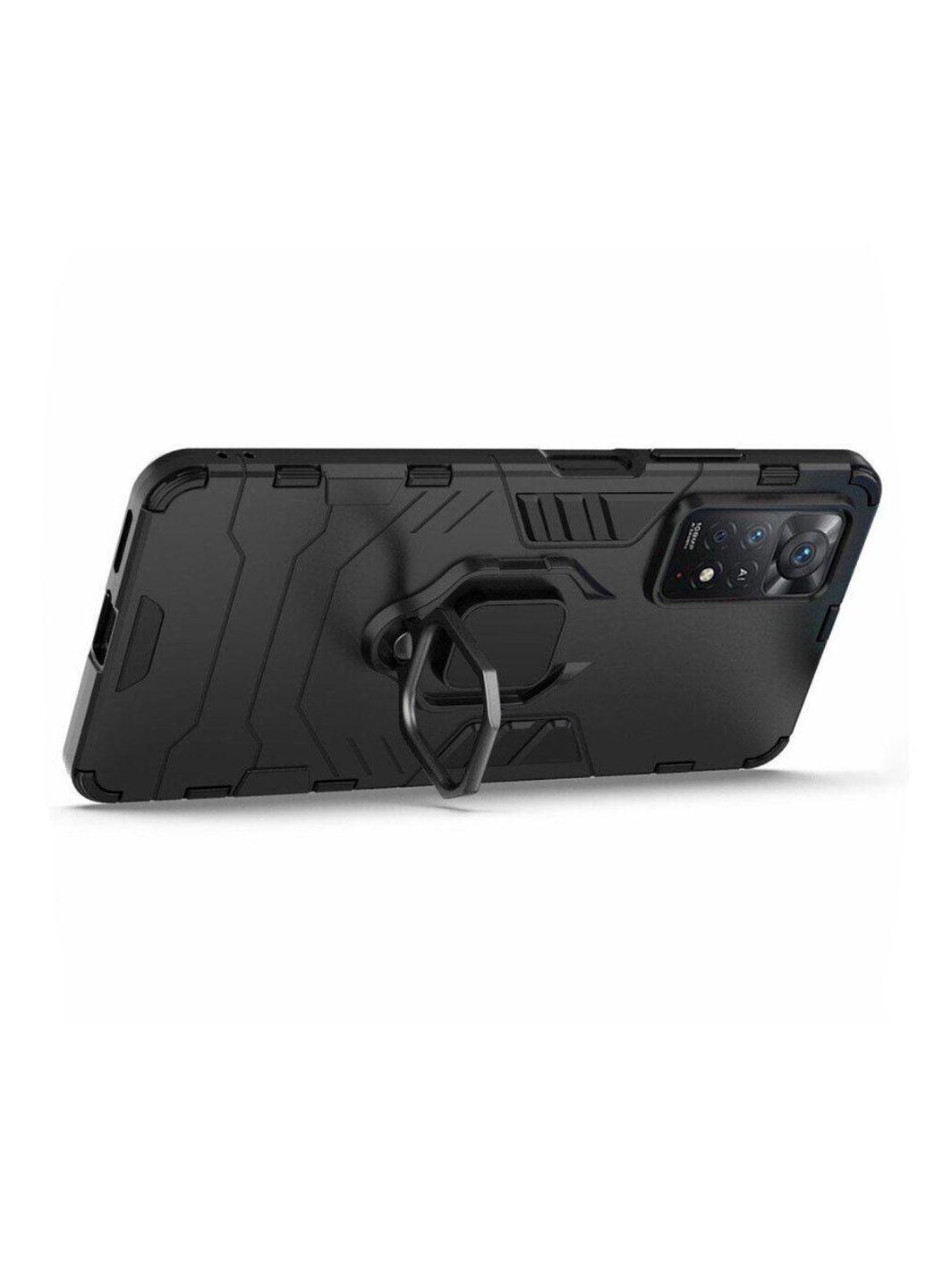 Чехол бампер Ring Armor для Xiaomi Redmi Note 12 Pro 4G - Black Primolux (322301509)