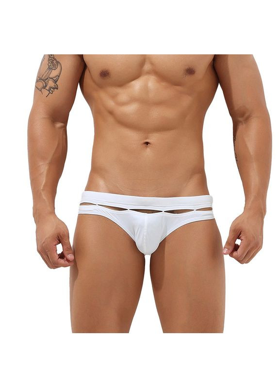 Мужские белые пляжные, спортивные, повседневные, кэжуал мужские плавки брифы белый 6239 брифы Sport Line