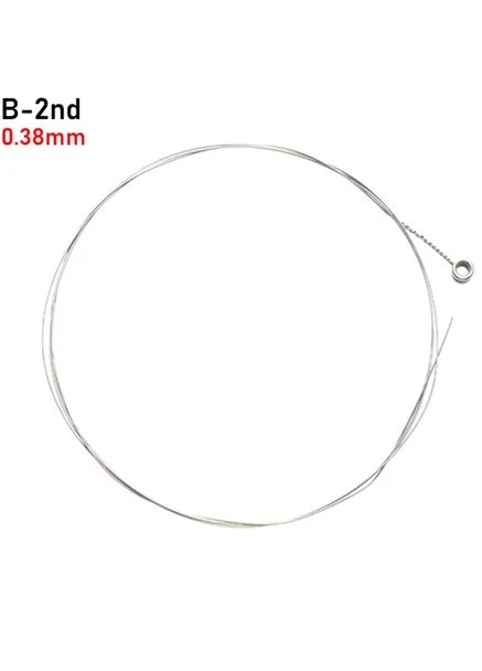 Друга струна для акустичної гітари. B-2nd. Сталь.015 (.038) No Brand (392435215)