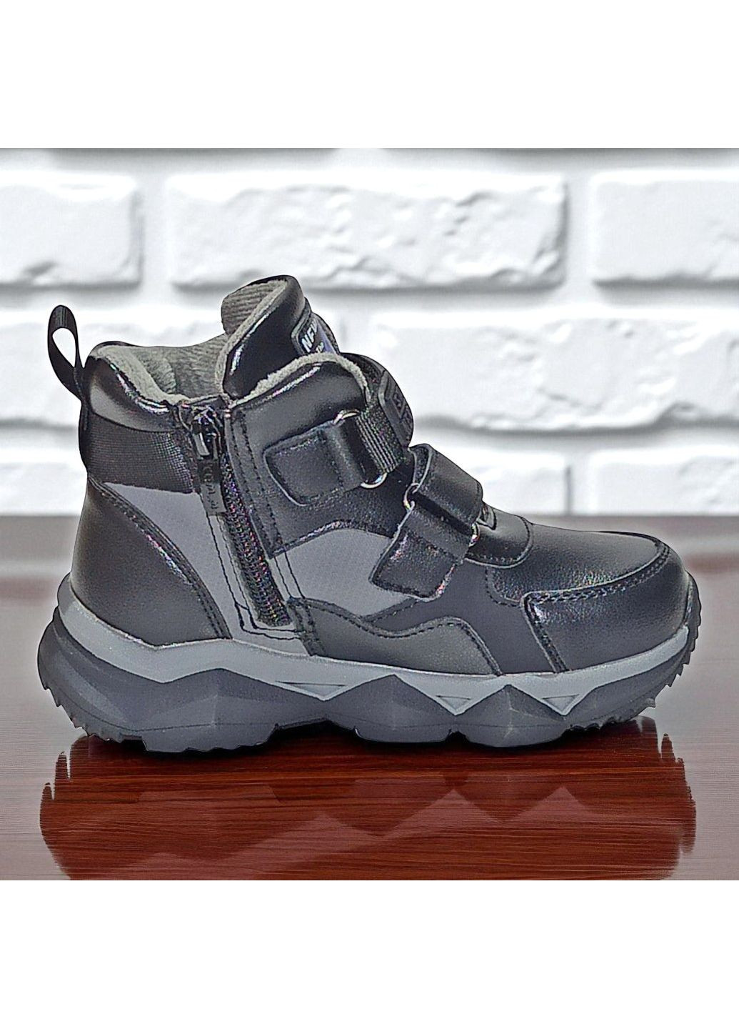Утеплені демісезонні черевики хайтопи на флісі липучках для хлопчика Tom.M (360713842)