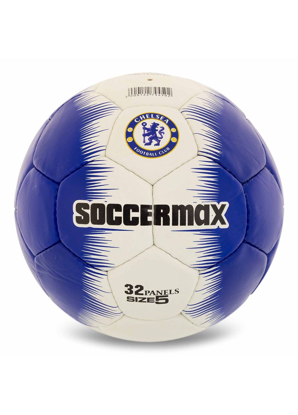 Мяч для футбола Soccermax Chelsea (размер 5) FB-0047-819 + подарок Grippy (369141907)