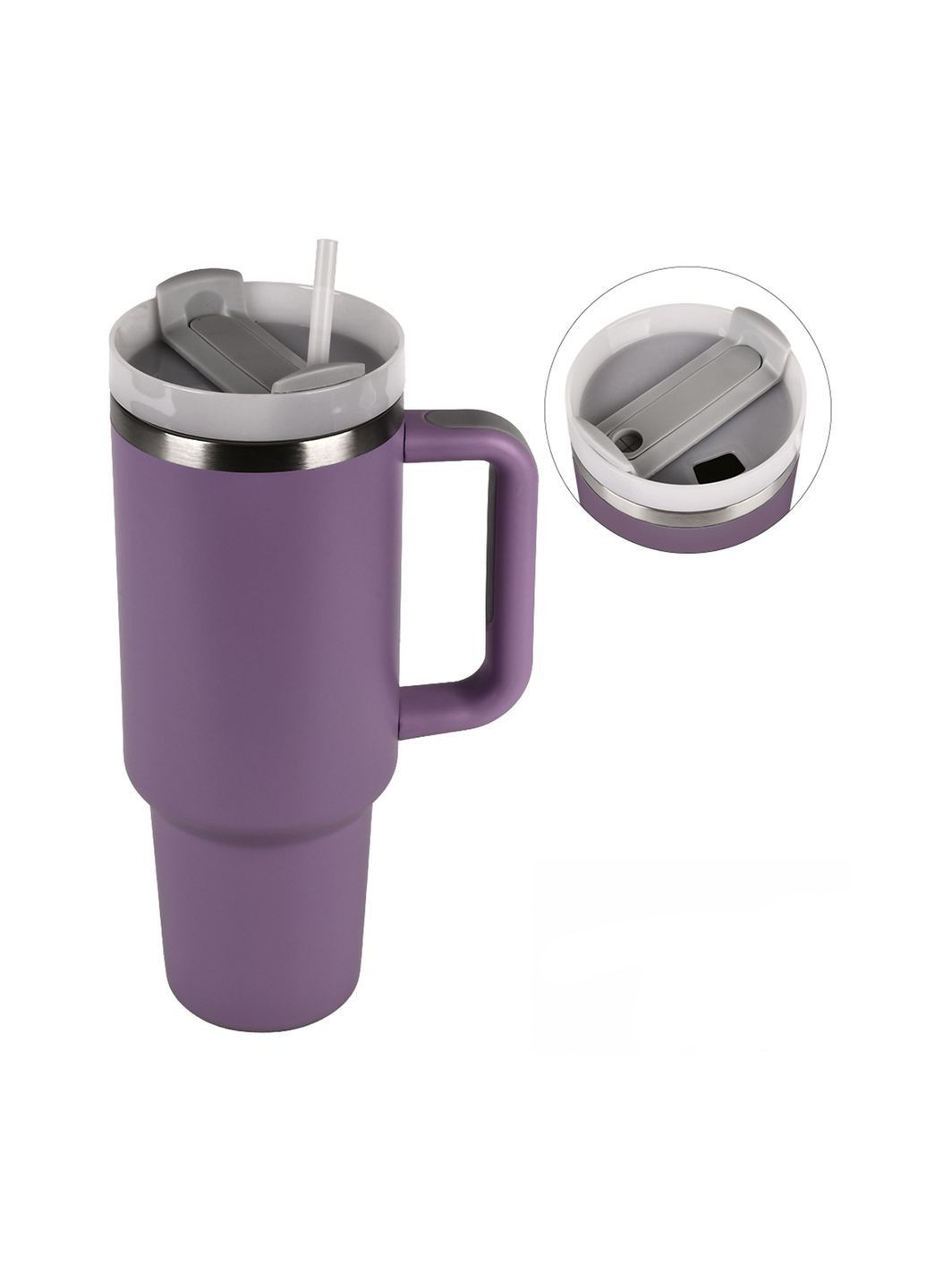 Термокружка объемом 1.2 литра цвет фиолетовый ЦБ-00287030 No Brand (364964308)