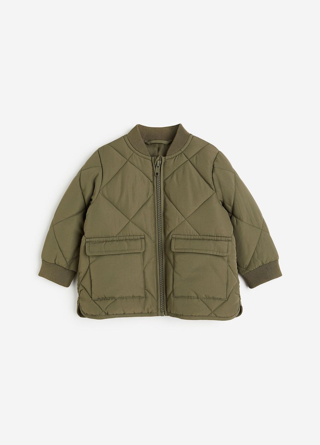 Зеленая демисезонная куртка детская H&M