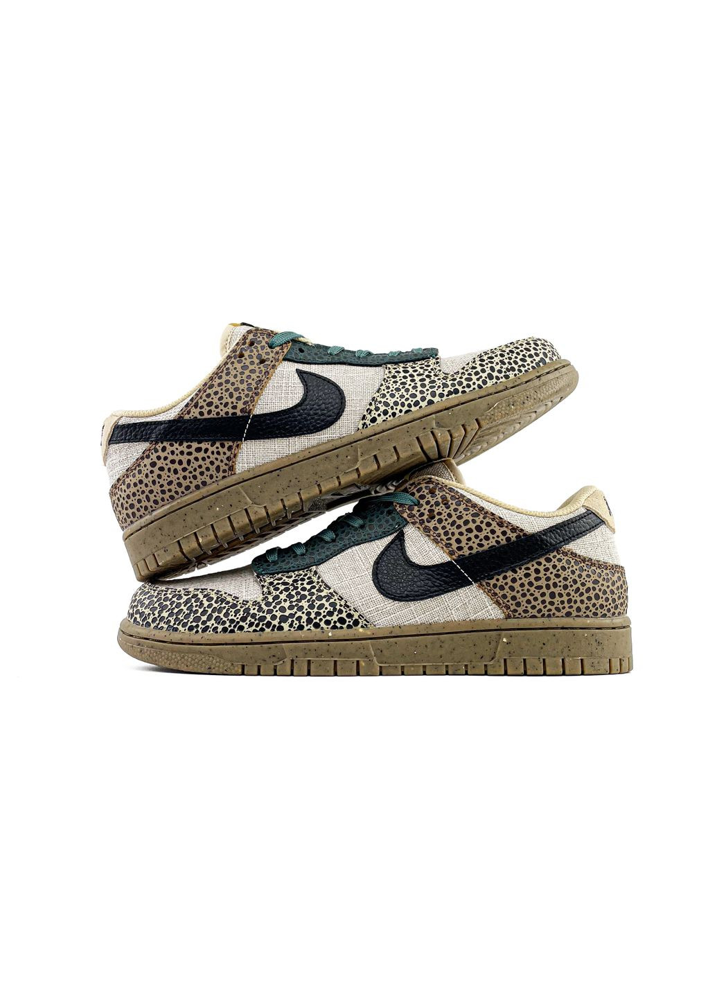 Кроссовки женские и мужские Nike SB Dunk Low safari brown | Найк сб данк низкие коричневые No Brand коричневые всесезоны (314794831)