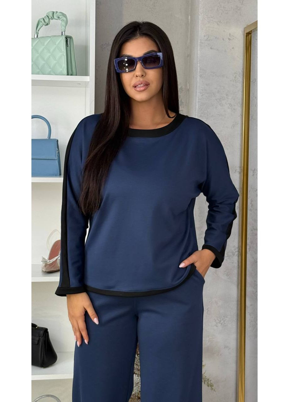 Костюм з італійського трикотажу вільного крою (S-M до 6XL-7XL) ✨ (розмірна сітка в описі) DK/DL Мода без кордонів (362219298)