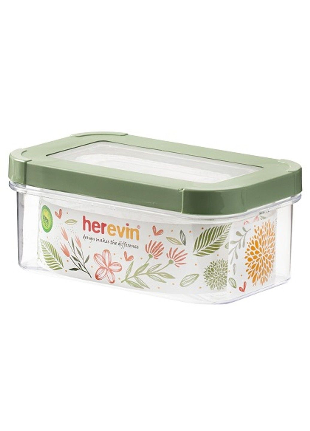 Контейнер пл. Storage Canister-Green-Peach 0.6 л (161211-100) Herevin (365276769)