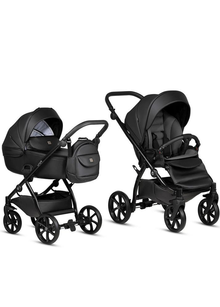 Універсальна коляска 2 в 1 Uno 5 Plus 699 Jet Black (leather), 1402699 Tutis (369505234)