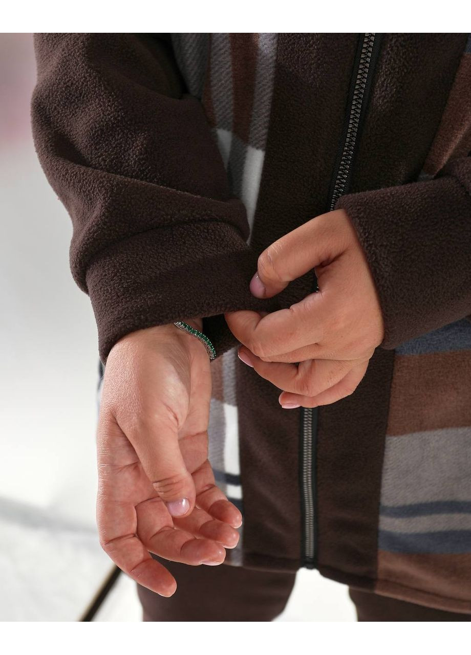 Стильный прогулочный костюм из флиса — ЗАМЕР В ОПИСАНИИ Vione (370655276)