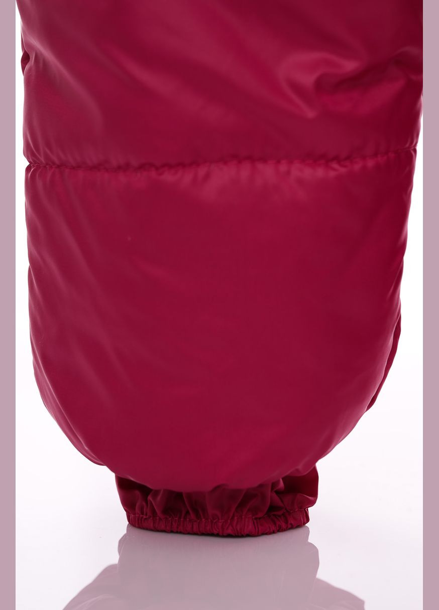 Розовый демисезонный комбинезон для девочки на холлофайбере малыш сливовый 86 см (44976) BABYKROHA