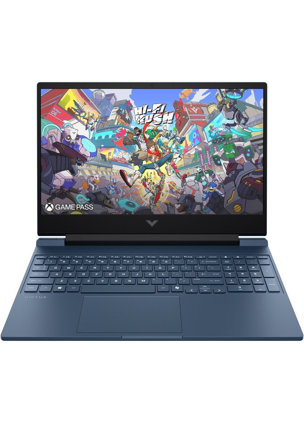 Ноутбук Victus 15-fb3064ru 15.6" FHD IPS,300n/Ryzen AI 7 350 (5.0)/24Gb/SSD512Gb/RTX 5060,8GB/DOS/Синий (C9RV6EA) HP (370621663)