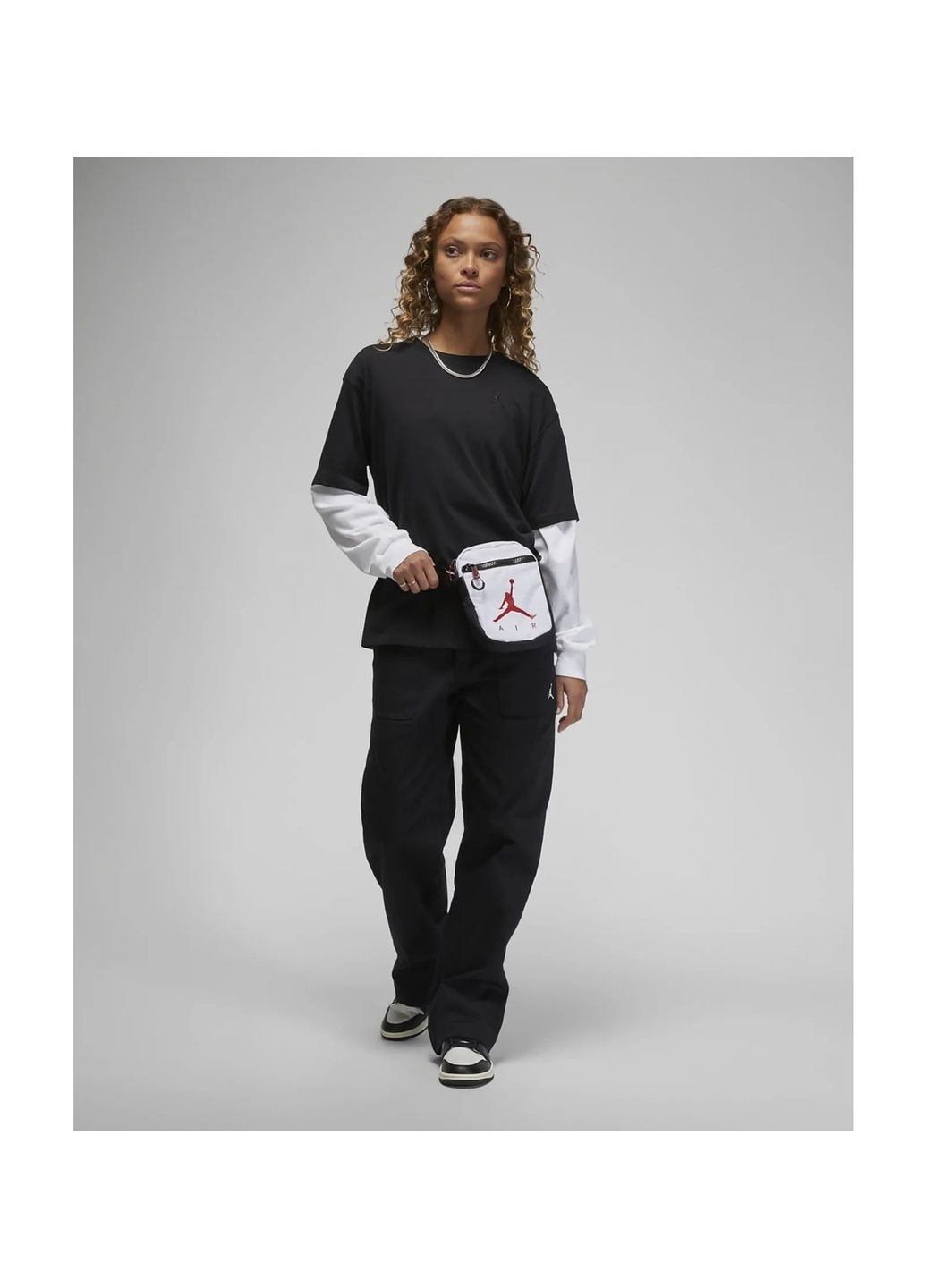 Женская футболка T-Shirt Dri-Fit Black Air Jordan - (365961536)