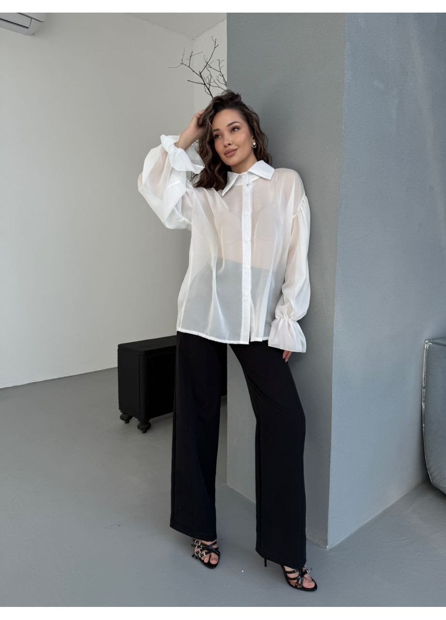 Молочна блуза жіноча оверсайз Style Point