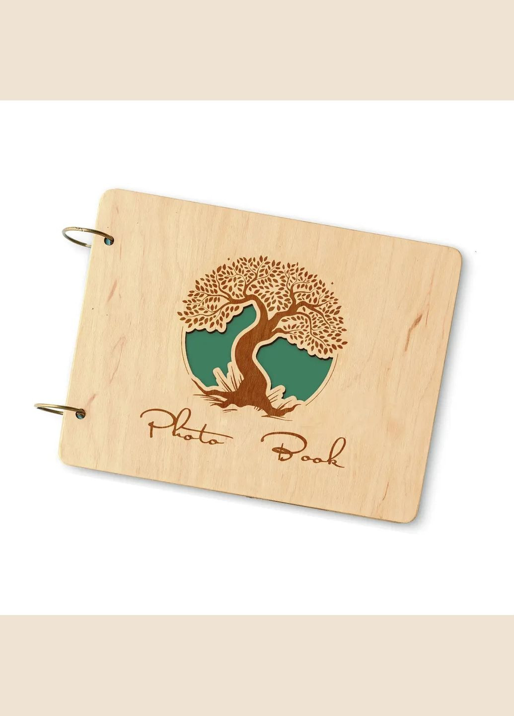 Крафтбук "Дерево" зі світлою обкладинкою та чорними сторінками Your Magnets (336954842)