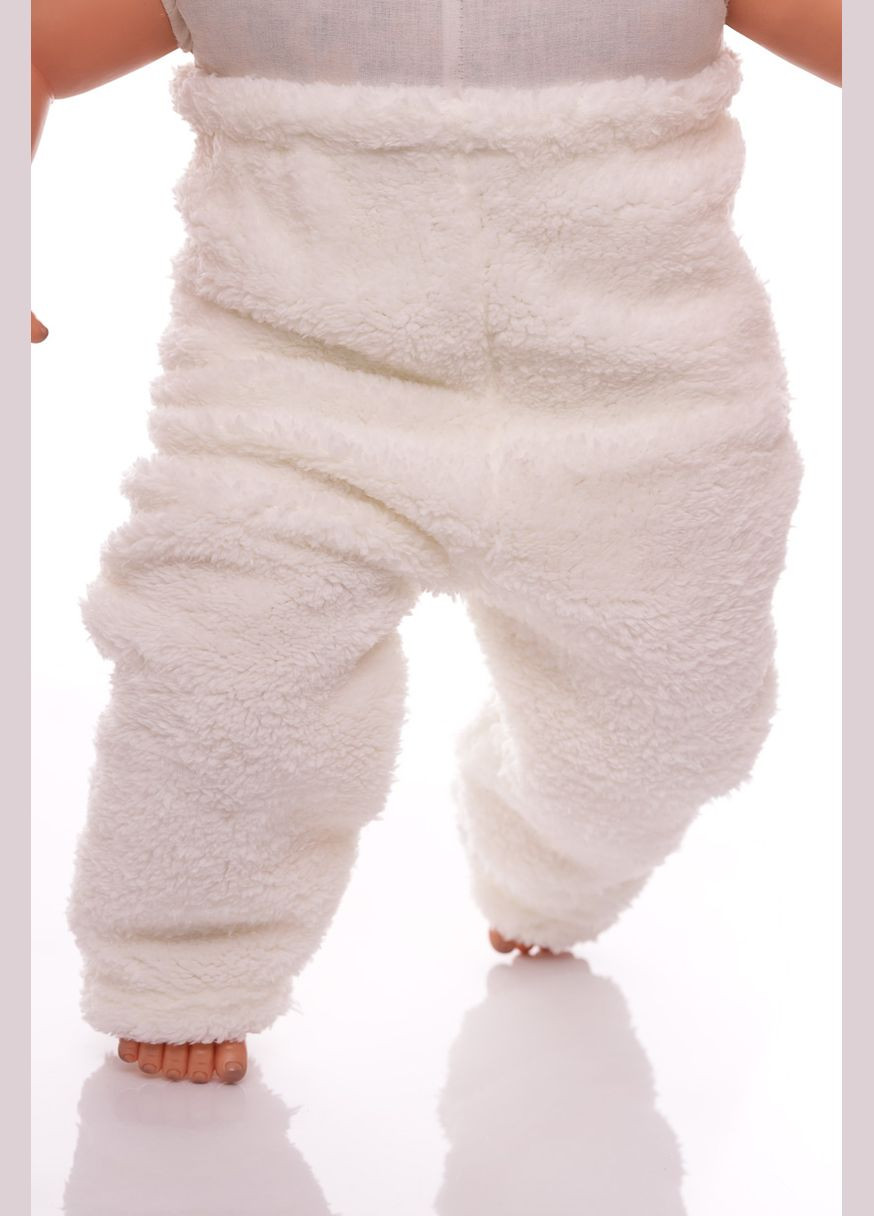 Білий зимній костюм з довгим рукавом трава з конем білий 68 см (26240) BABYKROHA