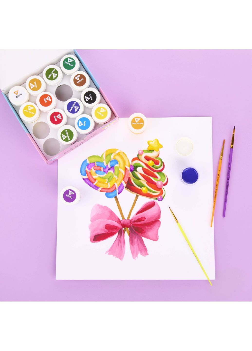 Фарби гуашеві Pusheen 16 кольорів 20 мл (230403) Yes (362373197)