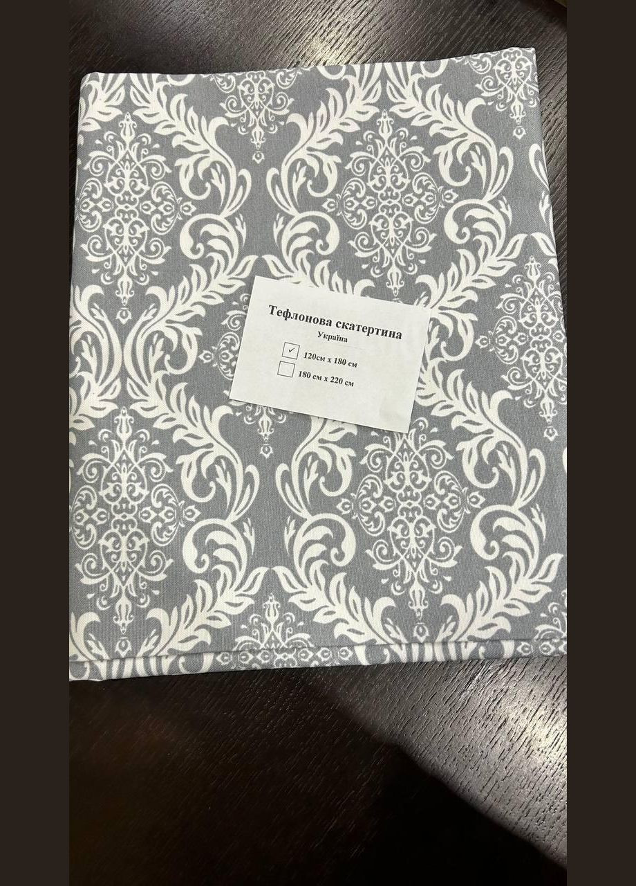 Скатерть на стол водоотталкивающая узор с тефлоновым покрытием 180х220 см 0507-5 (0507-5) No Brand (308754552)