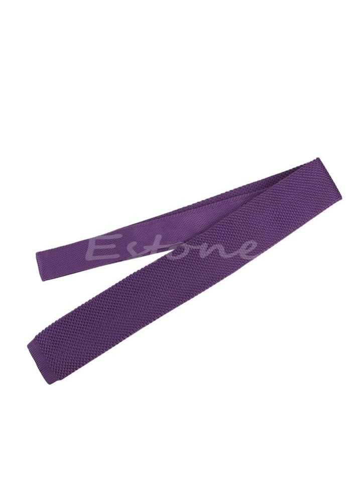 Галстук вязаный фиолетовый КиП (270016519)
