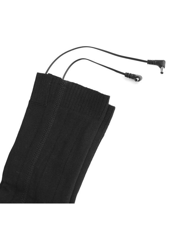 Носки с подогревом YX807 Black для мужчин и женщин электрические теплые носки с аккумулятором Lesko (342118423)