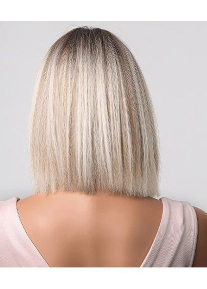 Парик каре блондинка без челки No Brand (355802228)