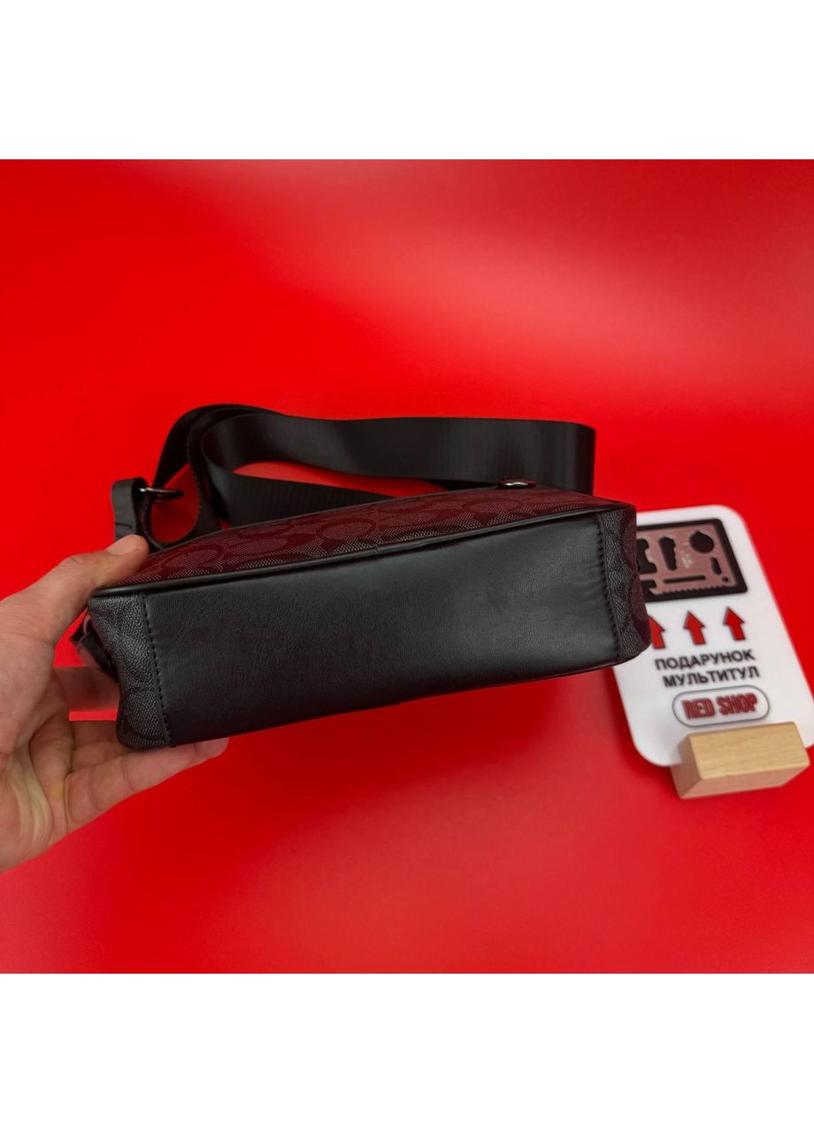 Чоловіча Барсетка crossbody чорна / Висока якість / стильна Сумка Коуч через плече Чоловічий месенджер Coach (361668564)