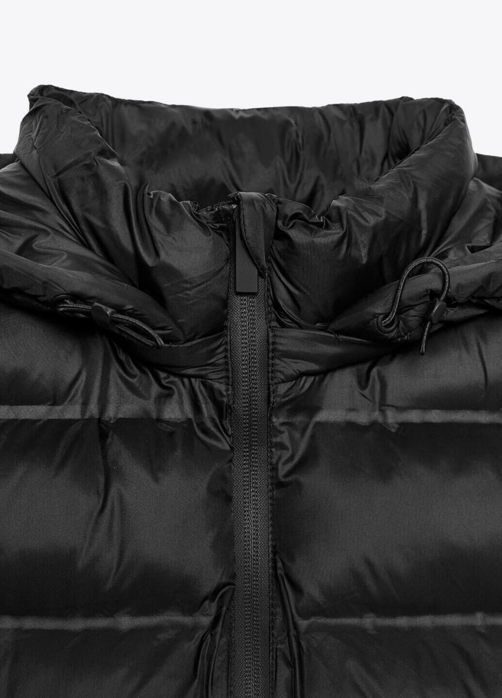 Чорна демісезонна куртка Zara