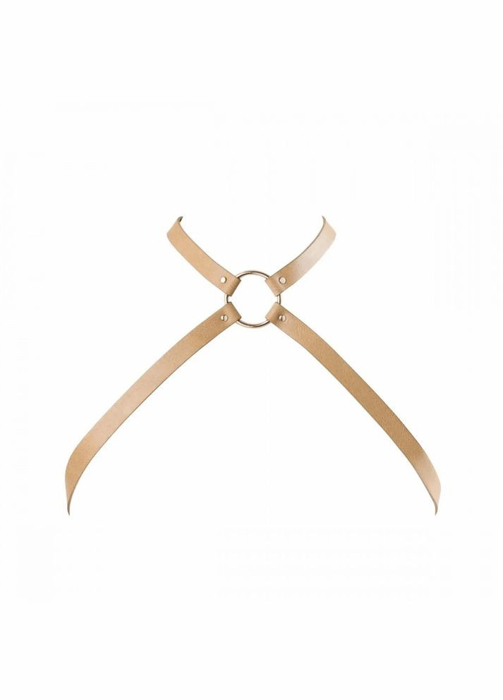 Портупея з екошкіри Indiscrets MAZE – Cross Cleavage, бежева Bijoux (334709708)