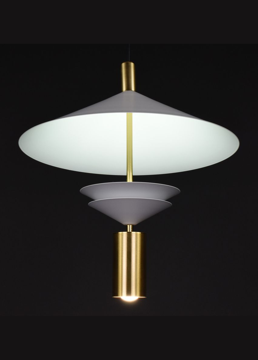 Люстра світлодіодна підвісна LED світильник для квартири на стелю лед 28035 Білий 50-140х40х40 см. Sunnysky (364759967)