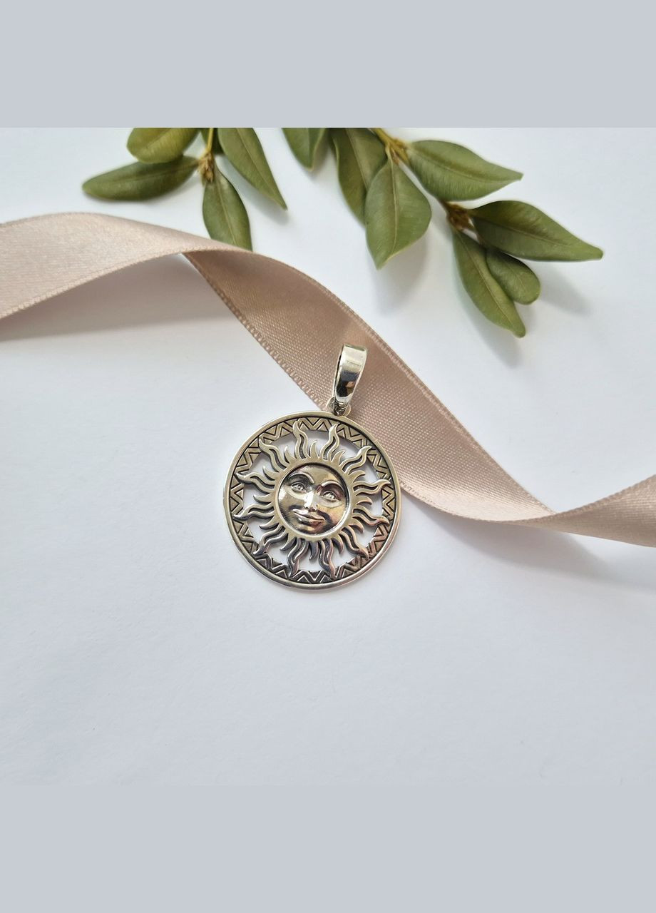 Срібна підвіска оберіг амулет Ярило Чорнене срібло 925 проби (АРТ.93376) 6.60г No Brand (338185594)