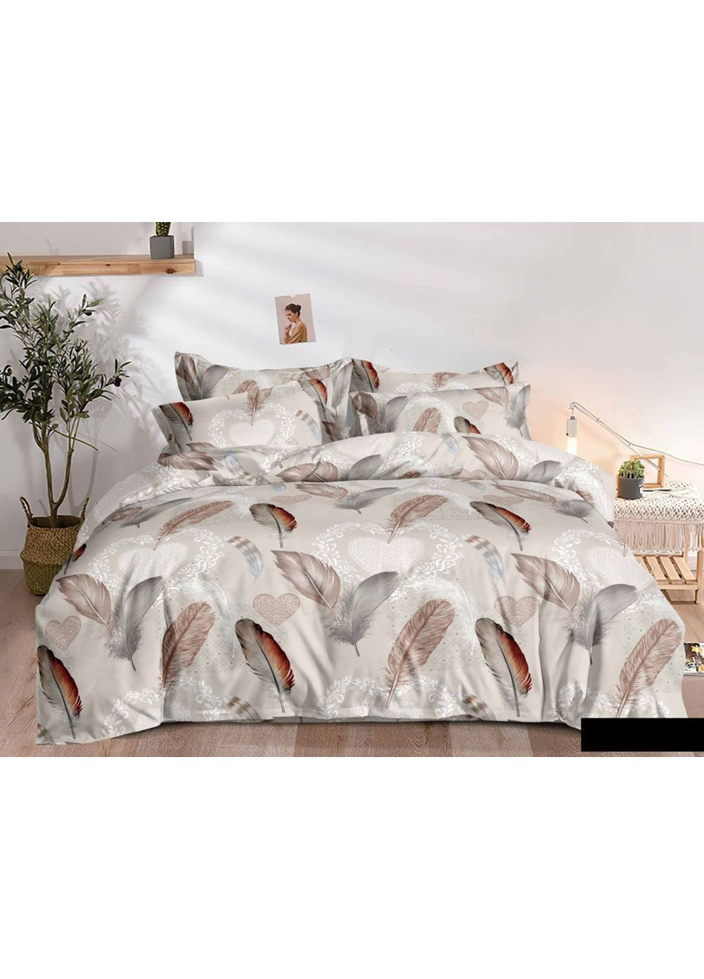 Євро комплект Постільної білизни Байка - Фланель розмір 200х220 см 100% бавовна SOVA текстиль Байка - фланель (366873068)