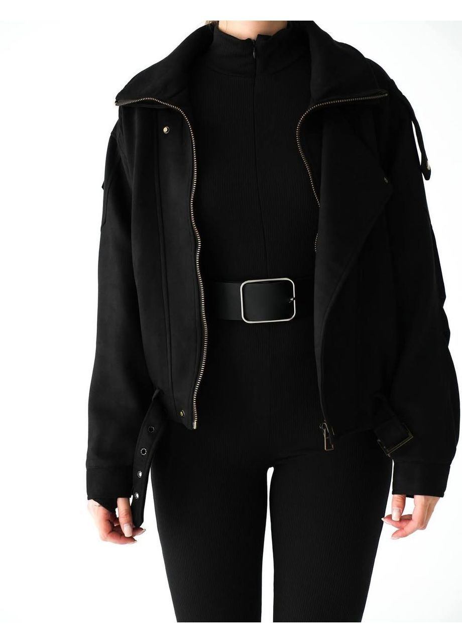 Женский комбинезон в рубчик Osoblyva комбинезон-брюки чёрный